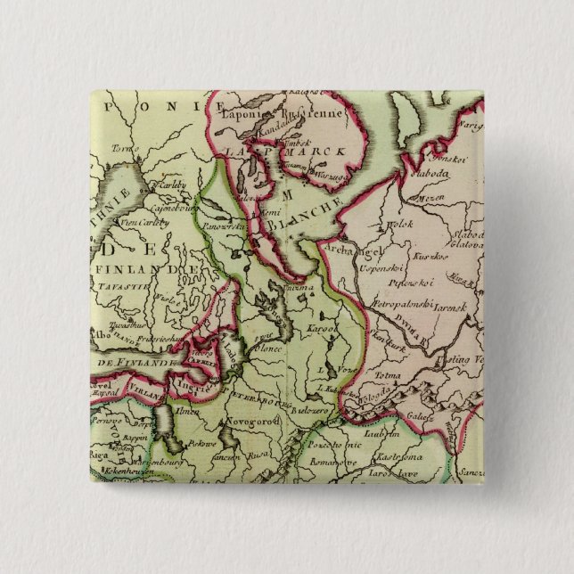 Russia and Urkraine Pinback Button (Front)