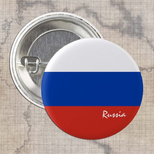 Russia button patriotic Russian Flag fashion Button
