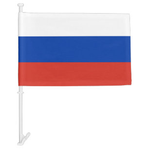 Russia Car Flag