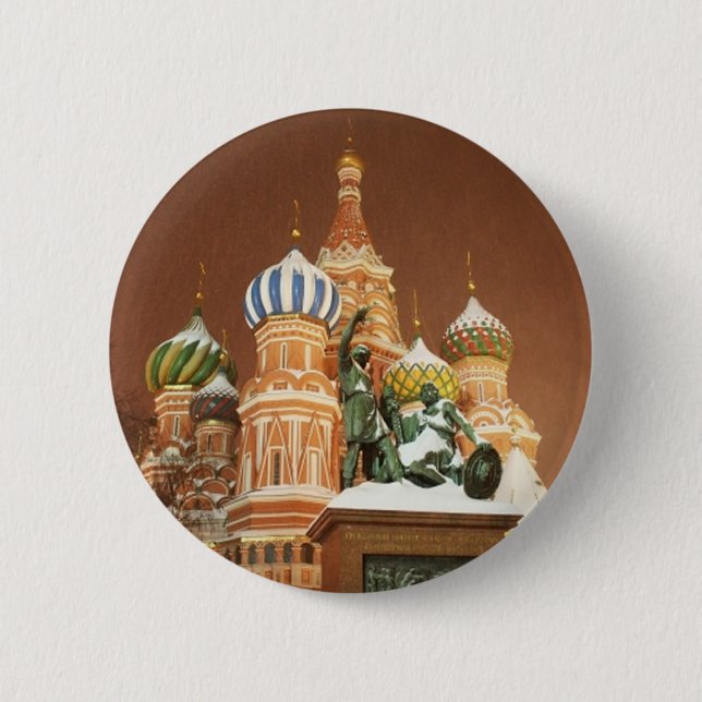 Russia Cathedral Button (Front)