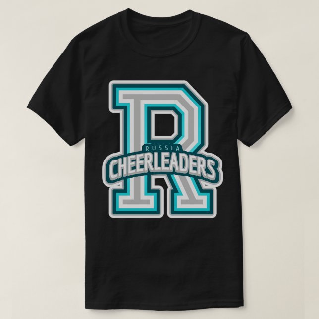 Russia Cheerleader T-Shirt (Design Front)