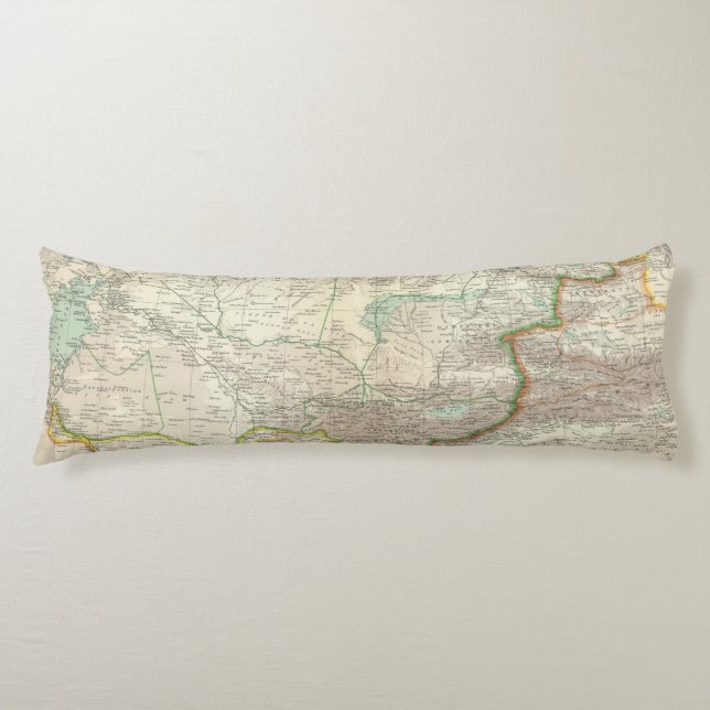 Russia, China, Asia 2 Body Pillow (Front)
