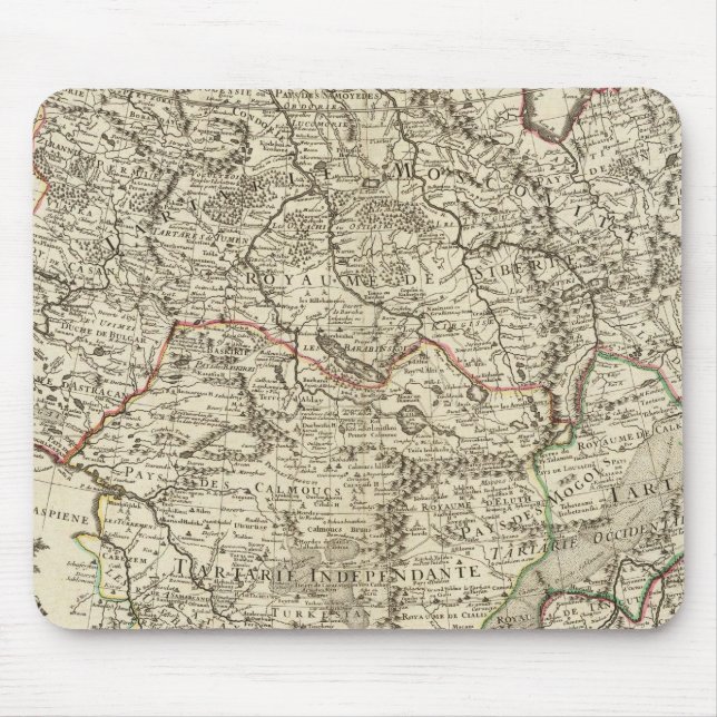 Russia, China, Asia Mouse Pad (Front)