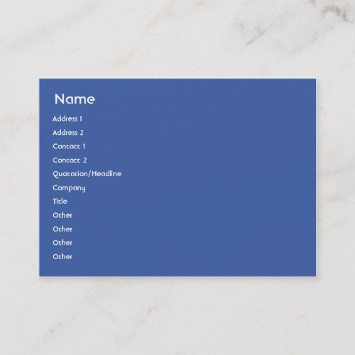 Russia - Chubby Business Card Templates