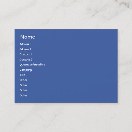 Customizable Russia - Chubby Business Card Templates