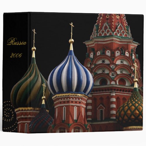 Russia Church Onion Domes Binder Scrapbook Photo