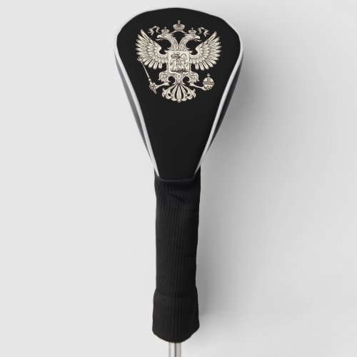 Russia coat of arms _ white version golf head cover