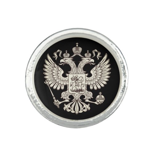 Russia coat of arms _ white version ring