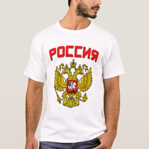 Russia Crest Poccnr T-Shirt