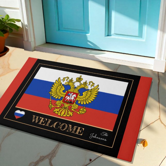 Russia Doormat, Russian Flag house mats, Welcome Doormat (Creator Uploaded)