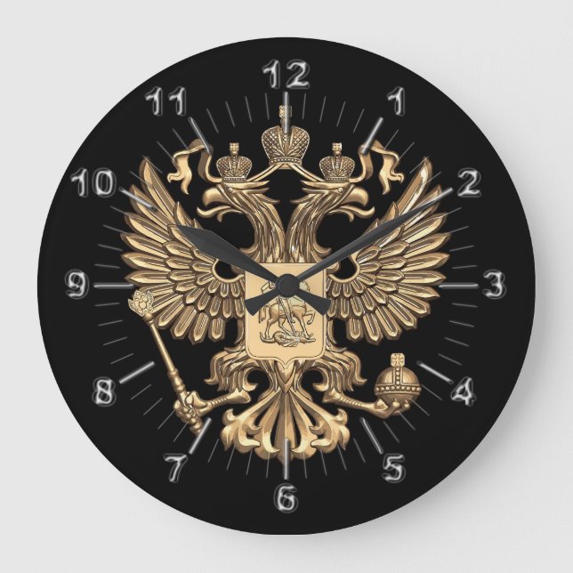 Russia double eagle large clock (Front)