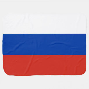 Russia Flag Baby Blanket