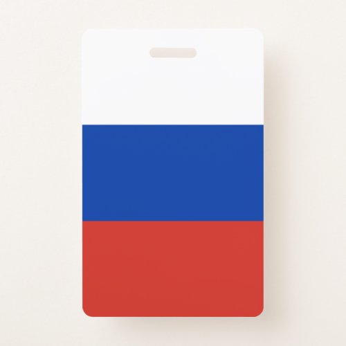 Russia Flag Badge