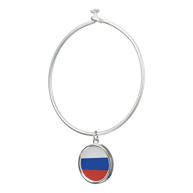 Russia flag bangle bracelet (3/4)