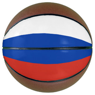 Russia flag basketball
