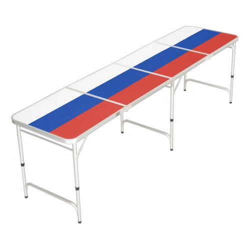 Russia Flag Beer Pong Table