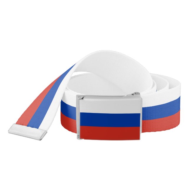 Russia Flag Belt (Snake)