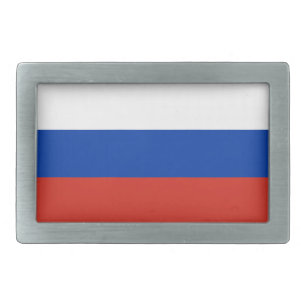 Russia Flag Belt Buckle