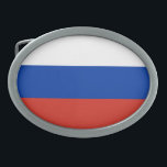 Russia flag belt buckle<br><div class="desc">An ideal gift for all those who are patriotic of their country!</div>