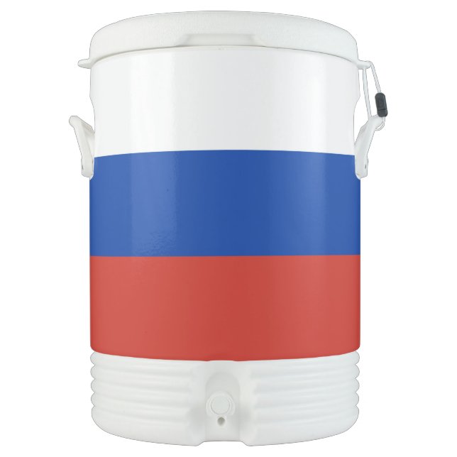 Russia Flag Beverage Cooler (Front)