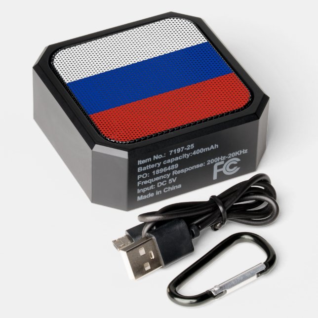 Russia flag bluetooth speaker (Laydown)