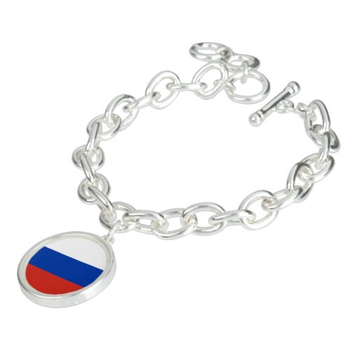 Russia flag bracelet