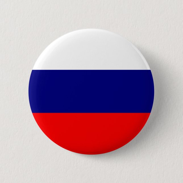 Russia Flag Button (Front)