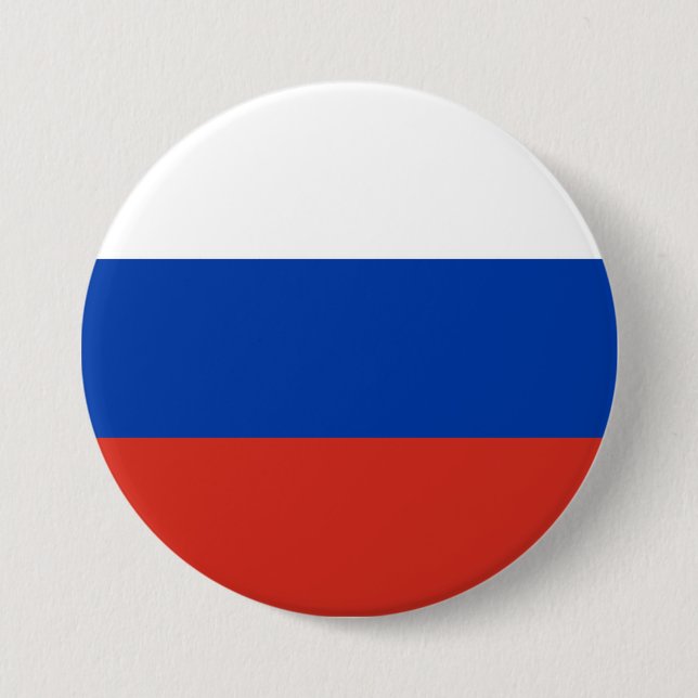 Russia Flag Button (Front)
