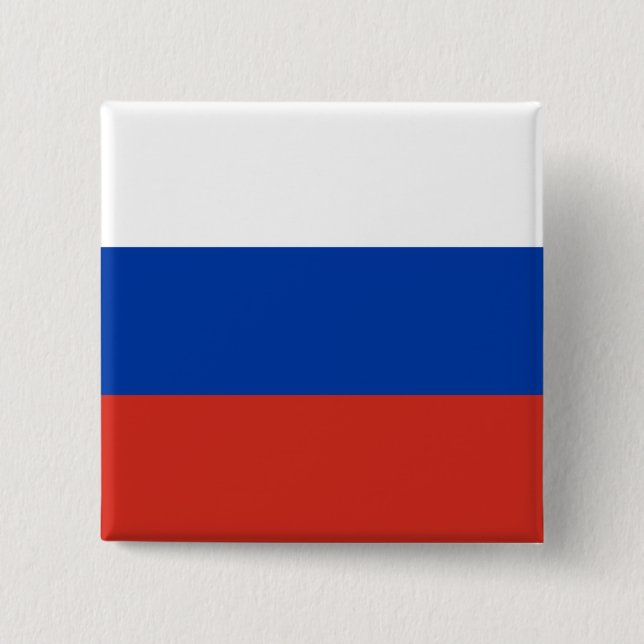 Russia Flag Button (Front)