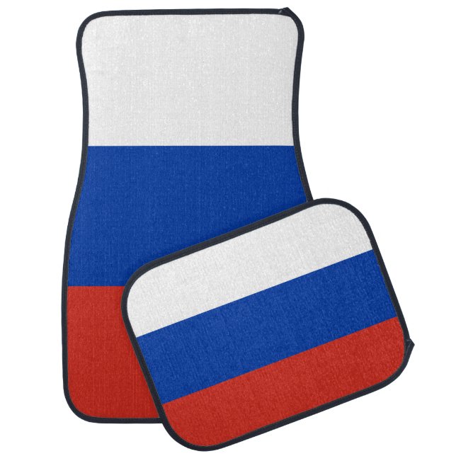 Russia Flag Car Floor Mat (Set)