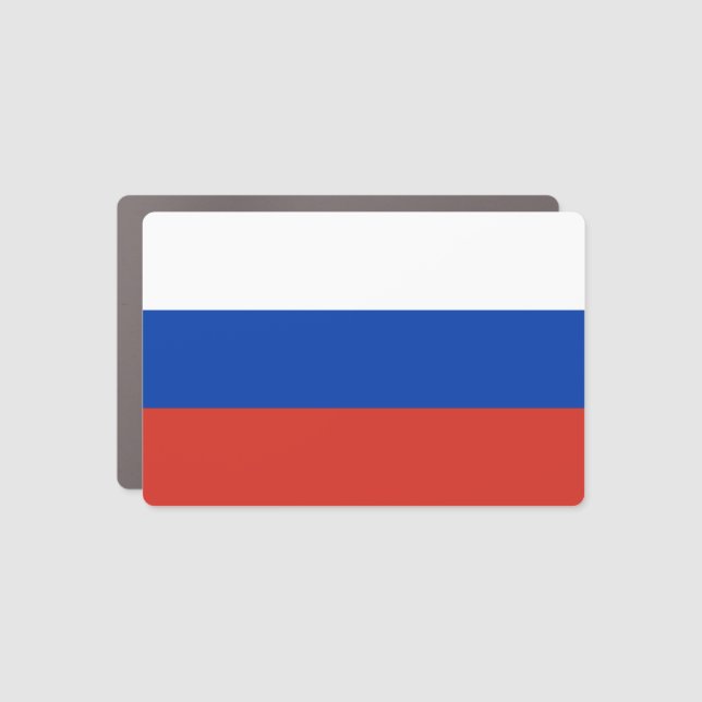 Russia Flag Car Magnet (Front)
