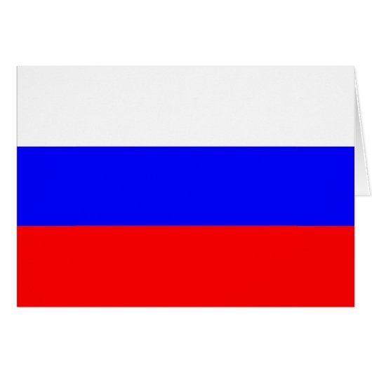 Russia Flag Cards (Front Horizontal)