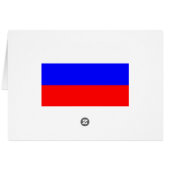 Russia Flag Cards (Back Horizontal)