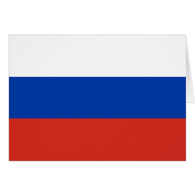 Russia Flag Cards (Front Horizontal)
