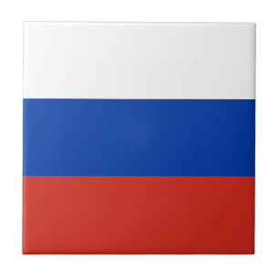 Russia Flag Ceramic Tile