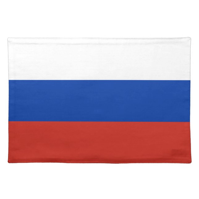 Russia flag cloth placemat (Front)