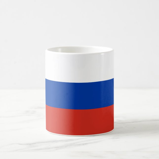 Russia Flag Coffee Mug (Center)