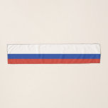 Russia Flag Colors White Blue Red Striped Scarf<br><div class="desc">Russia Flag Colors White Blue Red Striped Scarf</div>