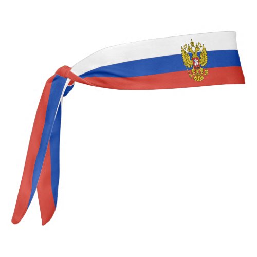 Russia Flag Elegant Patriotic Tie Headband