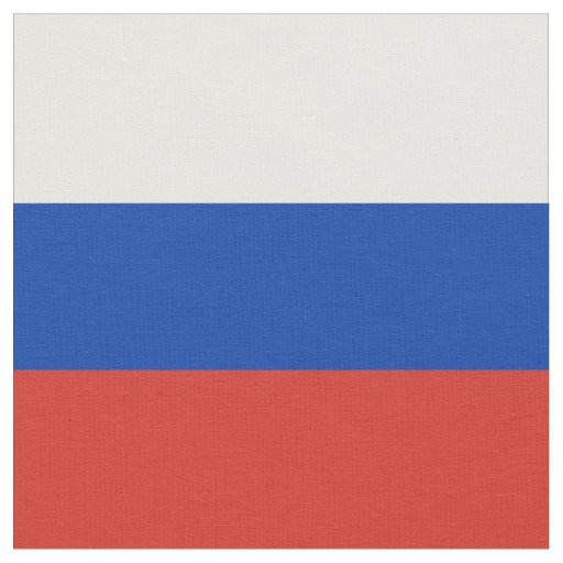 Russia flag fabric