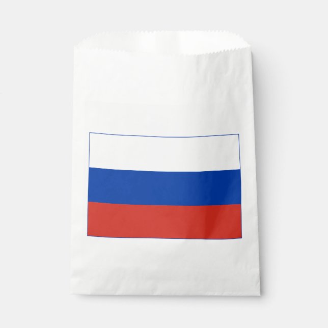 Russia Flag Favor Bag (Front)