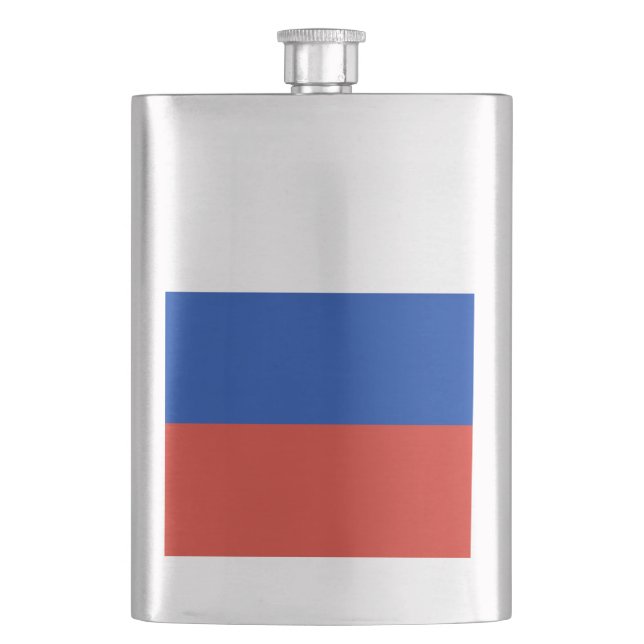 Russia flag flask (Front)