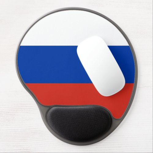 Russia flag gel mouse pad