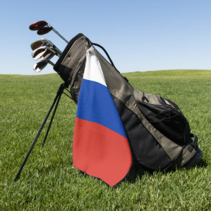 Russia flag golf towel