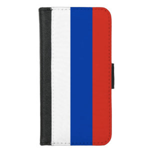 Russia Flag iPhone 8/7 Wallet Case