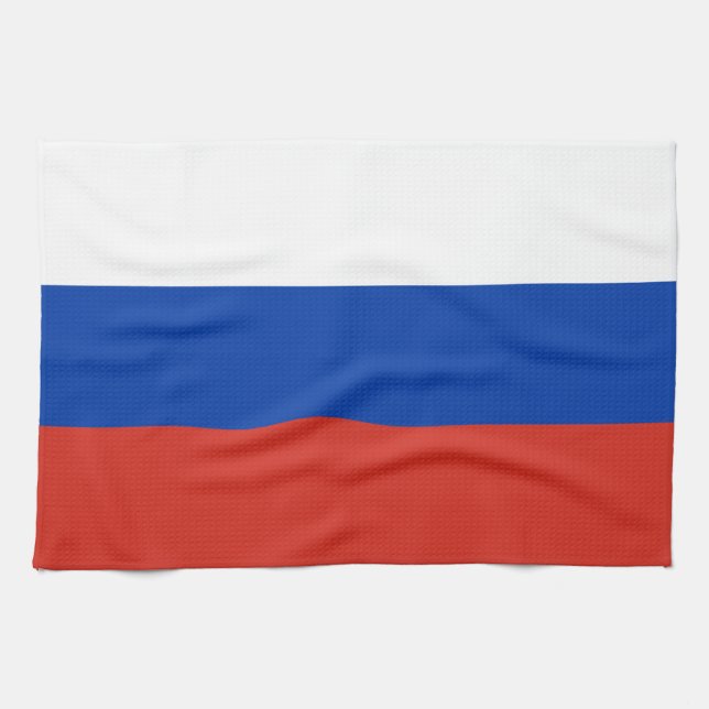 Russia Flag Kitchen Towel (Horizontal)