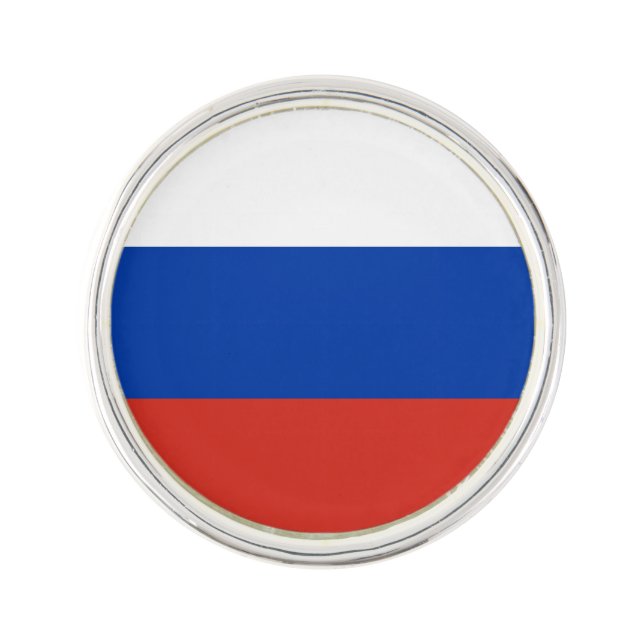 Russia Flag Lapel Pin (Front)