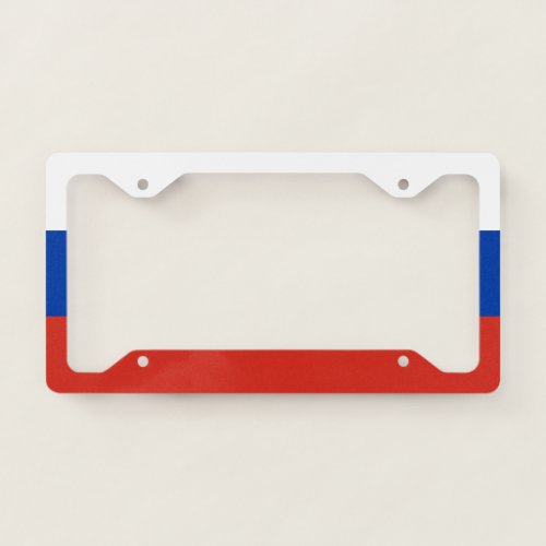 Russia Flag License Plate Frame