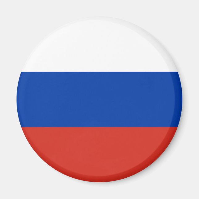 Russia Flag Magnet (Front)