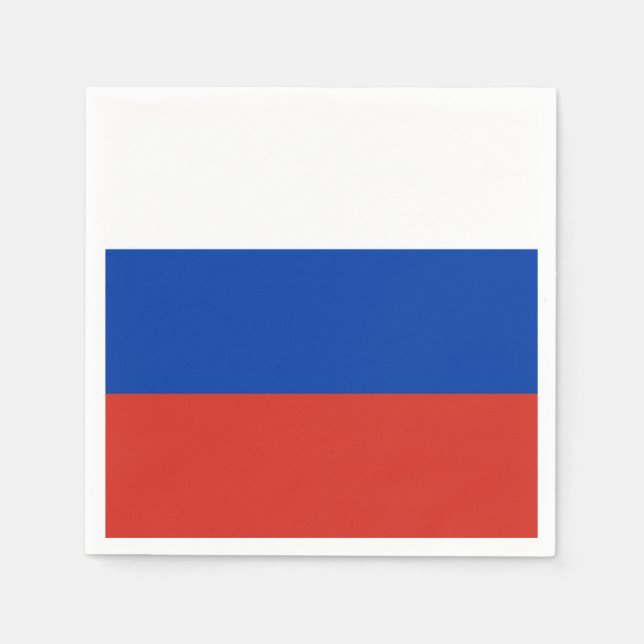 Russia Flag Napkins (Front)